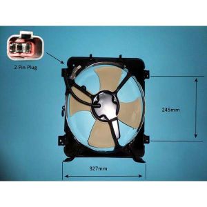 Condenser Cooling Fan Honda Civic (1995-01) (EJ9/EK3/EK4) 1.6 Petrol (Oct 1995 to Feb 2001)