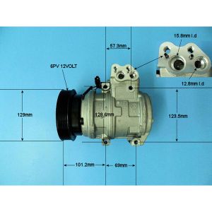 Compressor (AirCon Pump) Hyundai Tucson 2.7 V6 Petrol (Aug 2004 to Mar 2010)