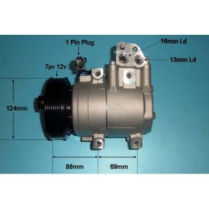 Compressor (AirCon Pump) Hyundai i 800 2.5 Crdi Diesel (May 2008 to 2023)