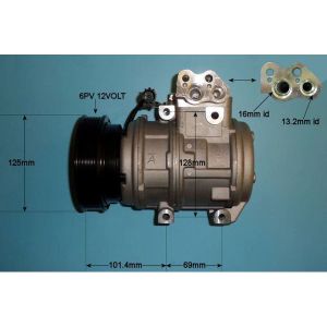 Compressor (AirCon Pump) Hyundai Tucson 2.0 CRDI Diesel (Aug 2004 to Jan 2005)