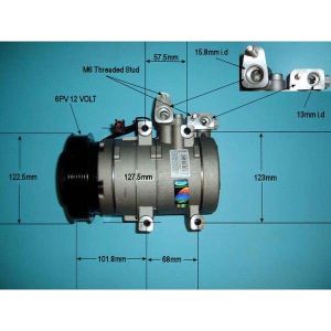 Compressor (AirCon Pump) Hyundai Trajet 2.0 CRD Diesel (Sep 1999 to Jul 2008)