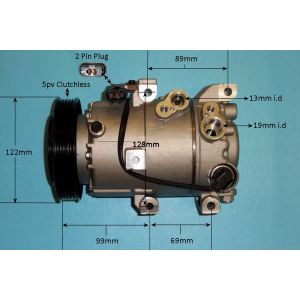 Compressor (AirCon Pump) Hyundai i 30 1.6 CRDi Diesel (Dec 2011 to Dec 2016)