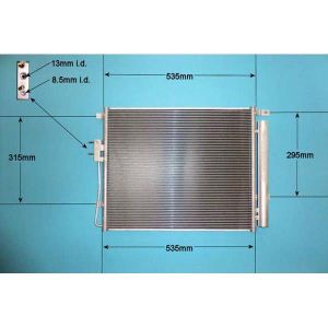 Condenser (AirCon Radiator) Hyundai Santa Fe 2.2 CRDi Diesel Manual (Sep 2012 to Feb 2018)