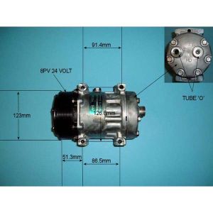 Compressor (AirCon Pump) JCB Wheeled Loader 414S Diesel (1990 to 2023)