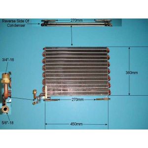 Condenser (AirCon Radiator) John Deere 50 Series Tractor 3350 Diesel (1995 to 2025)