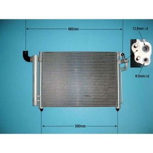 Condenser (AirCon Radiator) Kia Rio 1.5 CRDI Diesel (Nov 2008 to Dec 2011)