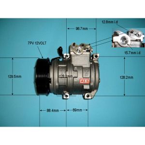 Compressor (AirCon Pump) Kia Sorento 2.5 CRD Diesel (Jun 2002 to Aug 2006)