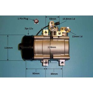 Compressor (AirCon Pump) Kia Sorento 2.5 CRD Diesel (Aug 2006 to 2023)