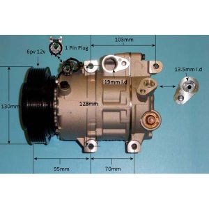 Compressor (AirCon Pump) Kia Pro Cee d 1.6 Petrol (Feb 2008 to Sep 2012)