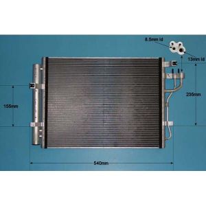 Condenser (AirCon Radiator) Kia Picanto 1.2 Petrol (May 2011 to 2023)