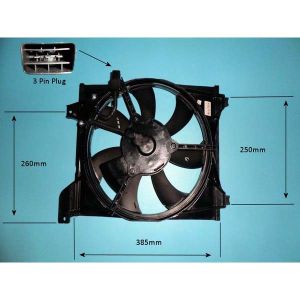 Condenser Cooling Fan Kia Rio 1.6 16V Petrol (Jun 2005 to 2025)