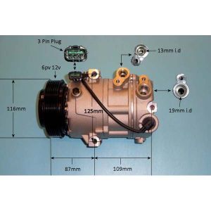 Compressor (AirCon Pump) Kia Sportage 2.0 GDi Petrol (Feb 2014 to Apr 2015)