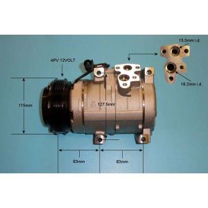 Compressor (AirCon Pump) Kia Sedona / Carnival 2.9 Crdi Diesel (Jan 2008 to 2023)