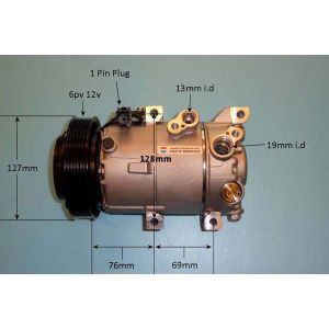 Compressor (AirCon Pump) Kia Soul 1.6 CVVT Petrol (Feb 2014 to 2023)