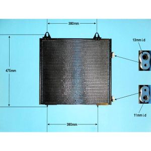 Condenser (AirCon Radiator) Land Rover Freelander 1 2.0 TDi/DI Diesel (Jan 1998 to Jun 2000)