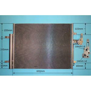 Condenser (AirCon Radiator) Land Rover Freelander 2 2.2 TDi/TD4.E Diesel (Oct 2006 to Oct 2014)