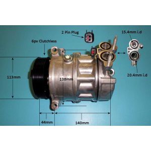 Compressor (AirCon Pump) Land Rover Range Rover HSE/Vogue/Classic 4.4 TD Diesel (Jul 2010 to Aug 2012)