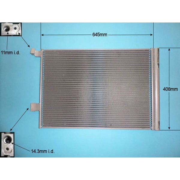 Condenser (AirCon Radiator) Jaguar XF 3.0 D Diesel (Mar 2015 to 2021 ...